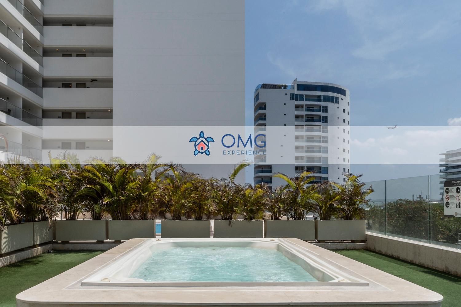 Cb726 | Moderna Frente Al Mar Con Balcón Y Cocina Con Isla Apartamento Cartagena