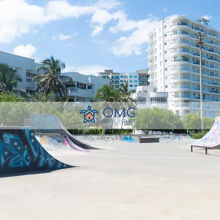 Cb726 | Moderna Frente Al Mar Con Balcón Y Cocina Con Isla Apartamento *