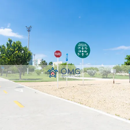 Apartamento Cb726 | Moderna Frente Al Mar Con Balcón Y Cocina Con Isla