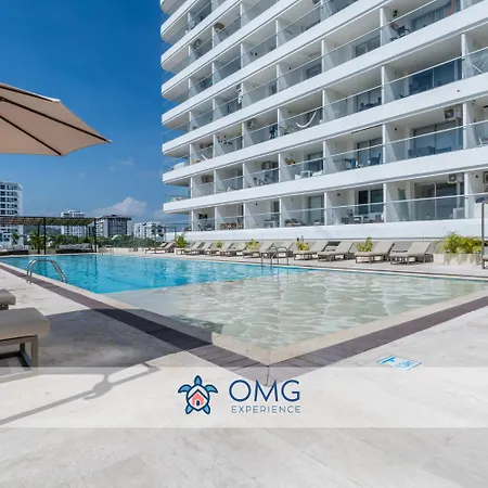 Cb726 | Moderna Frente Al Mar Con Balcón Y Cocina Con Isla Apartamento *