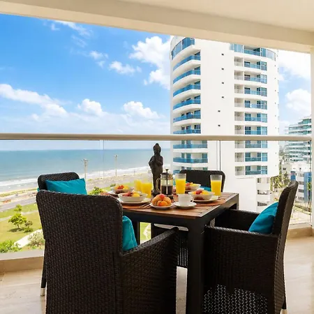 Cb726 | Moderna Frente Al Mar Con Balcón Y Cocina Con Isla Cartagena