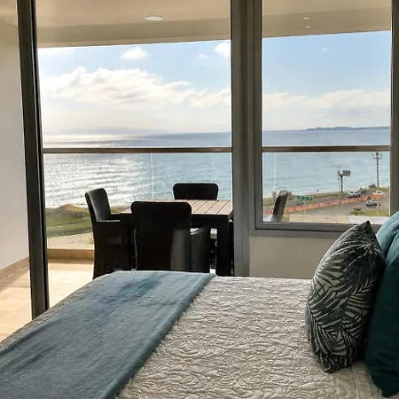 Cb726 | Moderna Frente Al Mar Con Balcón Y Cocina Con Isla Apartamento *
