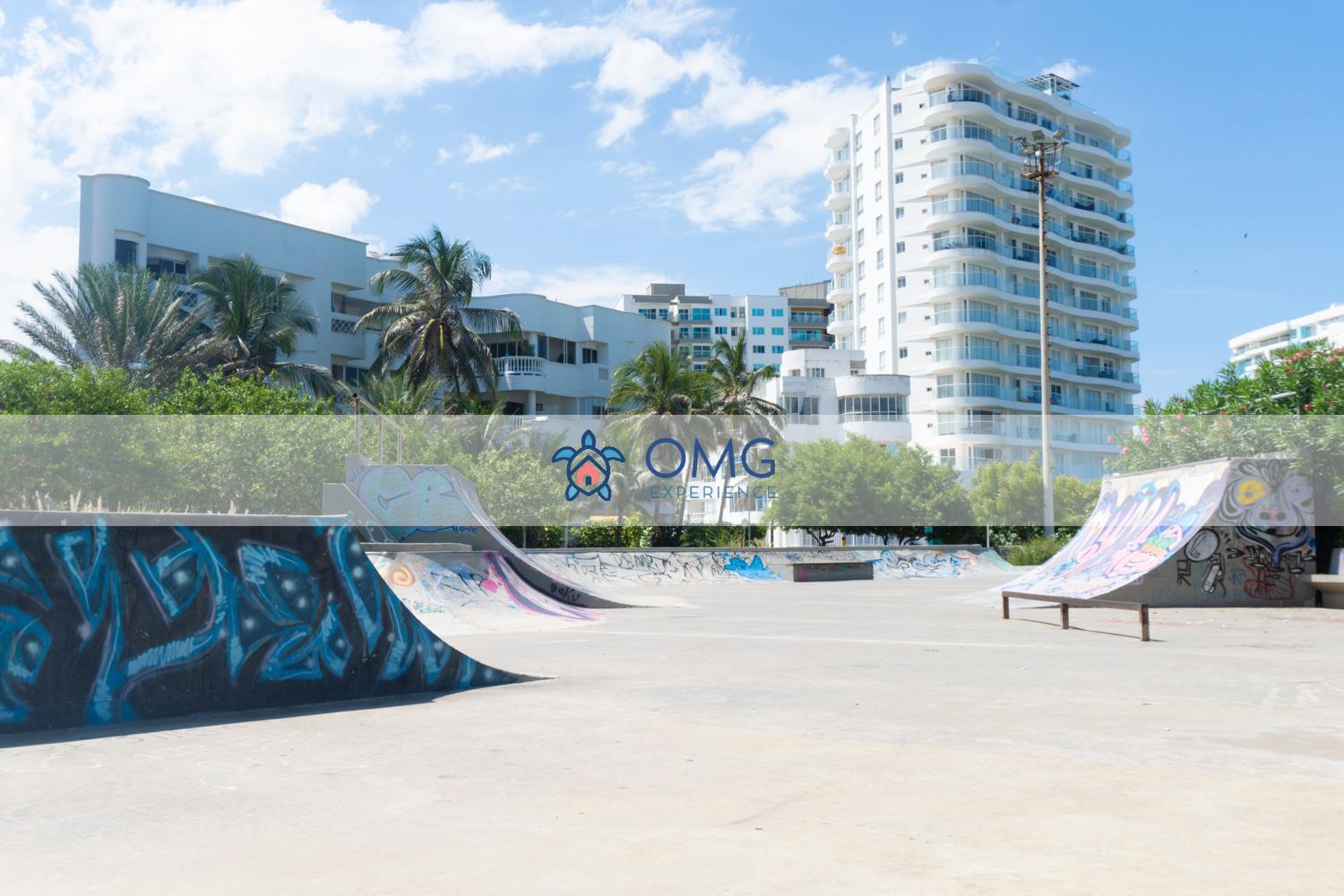 Cb726 | Moderna Frente Al Mar Con Balcón Y Cocina Con Isla Apartamento *