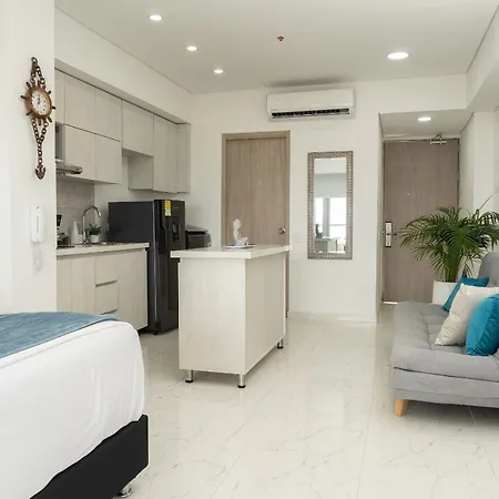 Cb726 | Moderna Frente Al Mar Con Balcon Y Cocina Con Isla Apartment *